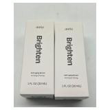 Lot of 2, Auria Brighten Anti-Aging Serum, 1 Fl Oz