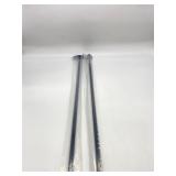 True living lot of 2 window tension rods 48  to 84