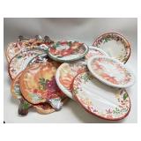 160 Count Fall Themed Paper Plates 6 Different Sty