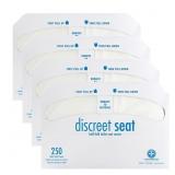 Hospeco Flushable Toilet Seat Covers - 1000 Pcs, 4