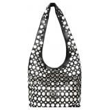 Black Studded Shoulder Bag for Women - Stylish Bla