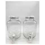 Lot Of 2 1.3 Gallon Beverage Dispensers