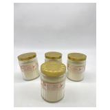 Lot Of 4 Spiced White Pumpkin Candle