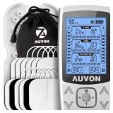 AUVON Dual Channel TENS EMS Unit 24 Modes Muscle S