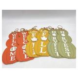 Lot Of 6 Fall Hanging Decor
