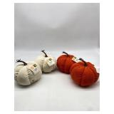 Lot Of 4 Pumpkin Decor