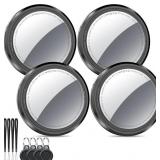 Air Tracker Tags-4 Pack Black | Bluetooth Tracker