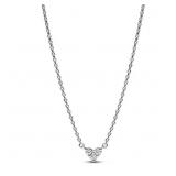 Pandora Triple Stone Heart Collier Necklace