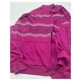Lot of 2, Size Large Women s Bebe Hoodies Stripe &