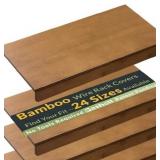 Gashell Wire Shelf Covers, Bamboo Wire Rack Covers