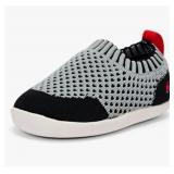 Size 3.5 See Kai Run Baby Knit INF Gray/Black