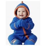 Size 0-3 Months PATPAT Fleece Hooded Footed Clothe