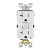 Leviton Dual-Function AFCI/GFCI Outlet, 20 Amp, Se