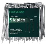 FEED GARDEN 6 Inch 200 Pack Galvanized Landscape S