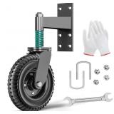 DAILYLIFE Gate Wheel, Heavy Duty 8-Inch Spring-Loa