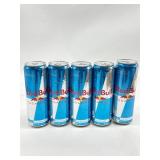 Lot Of 5- Red Bull Sugar Free 20 FL OZ, Cans Do ha