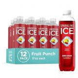 ONLY 6- Sparkling Ice, Fruit Punch Sparkling Water