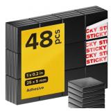 Strong Ceramic Square Magnets With Adhesive Backin