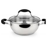 AVACRAFT 18/10 Stainless Steel Everyday Pan, Stir