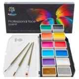 Lot Of 3 Face Paint Kit   Non-Toxic & Hypoallergen