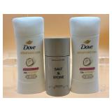 New Dove & Salt and Stone deodorants