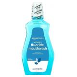 Amazon Basics Fluoride Mouthwash for Adults, Antic