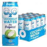 C2O Original Coconut Water, 17.5 Fl Oz (Pack of 12