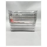 Lot of 4- Clear Plastic Store Organizers Perfect f