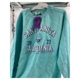Size 2XL Breeders cup pullover sweater teal in col