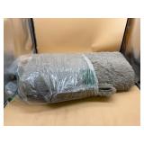 Large fuzzy area rug in new condition