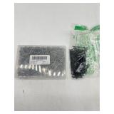 Lot of 2- Sliver Small Nails, And Black Small Nail