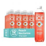 ONLY 6- Sparkling Ice, Peach Nectarine Sparkling W