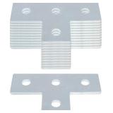 12 Pack Strut T Bracket for 1-5/8" Strut Channel,3