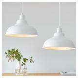 White Pendant Light, Farmhouse Pendant Lights Kitc
