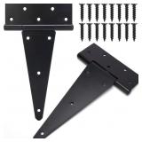 ONLY 1- 10 Inch T-Strap Gate Hinges, Shed Barn Doo