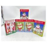 Five boxes of 28 Christmas cards NEW 140 ct total