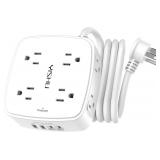6 Ft Surge Protector Power Strip - 8 Widely Outlet