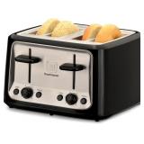 Toastmaster 4-Slice Toaster - Black with Stainless