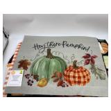 5 fall door mats , 2 water absorbing mats , 1 easy