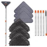 Wall Cleaner Mop with 79 Inches Long Handle, 360