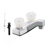 EZ-FLO 10256N Non-Metallic Faucet Two-Handle Chrom
