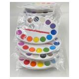 22 pc water color paint pallet , 12 vibrant colors