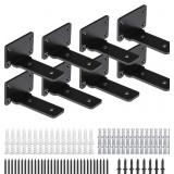 12 Pack Floating Shelf Bracket 4 Inch, Heavy Duty