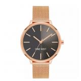 Nine West Women's Rosegold Two Tone Dial Watch
