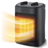 Space Heater, 1500W Electric Heaters Indoor Portab
