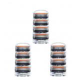 5 Layer Razor Blade Refills, Lubricating Strip & F