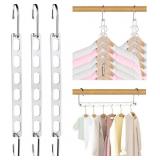 Space Saving Hangers for Clothes, Collapsible Hang