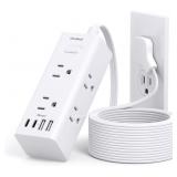 One Beat 10Ft Extension Cord with Multiple Outlets