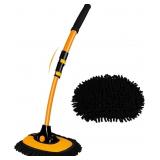 15  Curved Car Cleaning Brush with Telescopic Hand