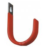 4ERV9 Steel Hook, Red Vinyl Coated, 9 in L. NEW LO